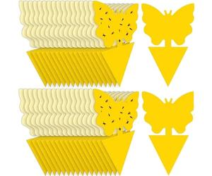 20 pezzi Trappola per Moschettoni delle Fragole Funghi Adesiva Gialla Senza Odore Protezione Piante Adatta Interno e Uso Adesivo Forte a Lungo Durata Sicura Umani Animali Domestici Facile da Usare