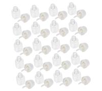 20 Pezzi Tubi per Lucidalabbra Vuoti con Design Mini Lattper Diy Facile Applicarper Viaggi