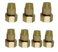 20 pezzi Ugello di nebbia in ottone regolabile, porta filettata filettata da 18 mm (0,71 pollici) 8-edge adjustable nozzle 20pcs