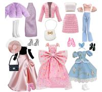 20 Pezzi Vestiti Bambola E Accessori Moda, Regalo Di Compleanno