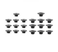 20 Pezzi Vite Brugola Corona Guarnitura Esagonale Interna Copri Tappo Attrezzo Per Bicicletta M5 M6 Plastica