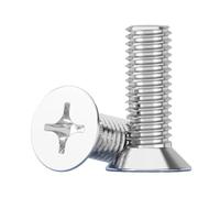 20 pezzi viti a testa piatta Phillips in acciaio inox 304 M5