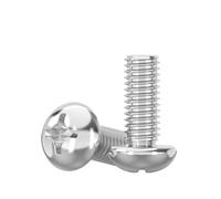 20 pezzi viti a testa tonda Phillips in acciaio inox 304 M4