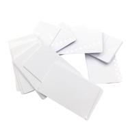 20 pezzi X carta in PVC stampabile a getto d'inchiostro bianca lucida, carta d'identità in plastica impermeabile, biglietto da visita compatibile con i materiali di consumo della stampante