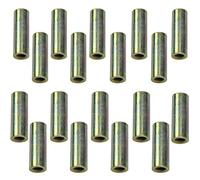 20 pezzi Yootones Bass Guitar Truss Rod Nut Buckle Connect Connector 8 mm 9 mm per chitarra elettrica e basso di ricambio
