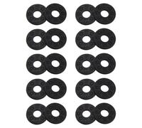 20 pezzi Yootones blocchi per tracolla per chitarra in silicone, blocchi per tracolla in gomma per chitarra, compatibili con la protezione per ch