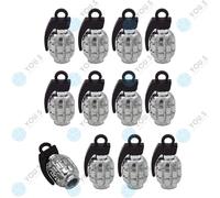 20 Pezzi YOU.S Alu Granate Argento Tappi Valvola Tappo Per Auto PKW LKW