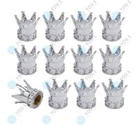 20 Pezzi YOU.S Alu Tappi Valvola Cromato Con Guarnizione Per Auto PKW LKW