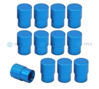 20 Pezzi YOU.S Coprivalvola In Alluminio Blu Chiaro Per Valvole Di Pneumatici
