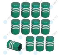 20 Pezzi YOU.S Tappi Valvola In Alluminio Verde Con Guarnizione Per Auto PKW LKW
