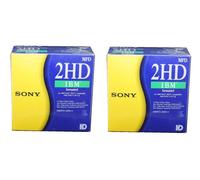 20 Pezzo Sony 2HD Mfd 3,5 " Floppy IBM Formattato 10MFD-2HDCF Nuovo & Conf.