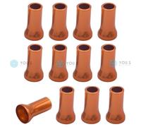 20 Pezzo You.S Alluminio Arancione Guaina Valvola Copertura per Camion Auto -