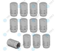 20 Pezzo You.S Alluminio Coperture Valvole Argento Con Tenuta per Camion Auto