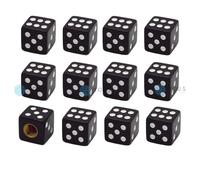 20 Pezzo You.S Plastica Dado con Guarnizione Nero Coperture Valvole Camion Auto