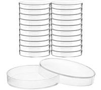 20 piastre di Petri in plastica con coperchio, 60 x 15 mm, piatti sterili per coltura