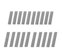 20 piastre di ricambio per valvole del compressore, in manganese, per valvole a pistone, pezzi di ricambio per valvole compressori, frammenti (2 tipi)