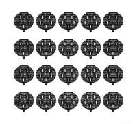 20 piattini in rete PP per drenaggio e protezione delle radici