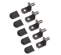 20 picchetti di supporto per mensole, 6 mm, in metallo, a forma di L, progettati per fornire un supporto stabile e prevenire l'oscillazione dello scaffale in varie applicazioni di mobili