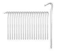 20 Picchetti Per Tenda, 18 Cm In Lega Di Alluminio Duro, Stabili E Leggeri, 15 G Ciascuno, Adatti Per Giardino, Campeggio, Trampolini, Ombrelloni E Tende
