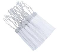 20 piccoli ciondoli fatti a mano per progetti di fornitura, cucito, chiavi, ghirlande, portachiavi, borse, orecchini, gioielli e decorazioni per la casa (bianco)
