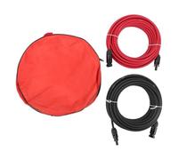 20 piedi 10awg rv kit cavo di prolunga del pannello solare filo in scatola in scatola con connettori IP67 per camion per veicoli campeggio fuori l veicolo strale Black Red 2 Pacco