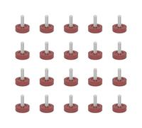 20 piedini regolabili silenziosi e resistenti, adatti per superfici dure, per la difesa del pavimento e per mobili resistenti