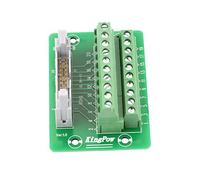 20 Pin maschio Breakout Board, IDC 20P 20 Pin Maschio Scheda di Breakout Board Terminal Block Connettore PLC Interfaccia con Staffa