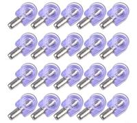 20 pioli di supporto per mensole, 6 mm, staffa con ventosa, supporto per mensole in legno e vetro