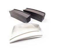 20 porta etichette magnetiche pretagliate 25 x 150 mm