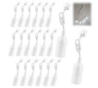 20 portalampada E14 con cavo, portalampada E14 per ristrutturazione, portalampada e portalampada di ricambio, compatibile con portalampada a LED, bianco