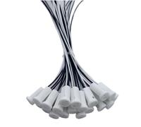 20 portalampada G4 da 20 cm, attacco G4 con supporto in ceramica per lampade G4, per uso domestico, al quarzo, luci alogene a LED (G4 White)