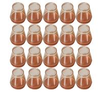 20 protezioni per gambe di sedie, imbottite, rotonde, per gambe di mobili, protezioni per pavimenti