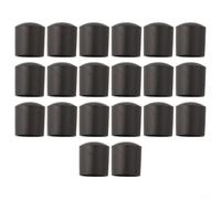 20 puntali in gomma per gambe delle sedie con base antiscivolo per proteggere i pavimenti duri e una manipolazione più silenziosa dei mobili a casa (10 mm)