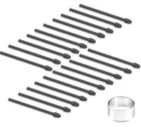 20 punte di ricambio 2B compatibili con Remarkable 2 punte per pennarello Remarkable 1 pennino di ricambio per Tablet Pens Nibs (nero 20)