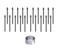 20 punte pennarello compatibili con la penna Remarkable 1/2 tablet, punte/penne di ricambio per la Remarkable 1/2 penna