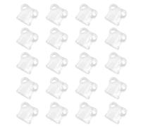 20 Punte per Chiodatrice Anti-Marcia, Punte per Pistola Sparachiodi in Plastica Trasparente Calibro 18 Compatibili con DeWalt N558471 N569446