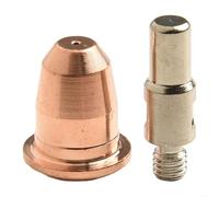 20 punte per elettrodi e ugelli per torcia da taglio al plasma per Klutch 275i 375i P400DV P300i Set di consumabili compatibili 0 8 mm apertura ugello