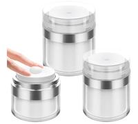 20 Pz 10 g Pezzi Trasparente Plastica Vuoto Contenitore Cosmetico Vasi Trucco Polvere dell'ombra di Occhio di stoccaggio Bottiglie con Tappi a Vite per Perline, Glitter, Trucco, Cosmetici e Crema