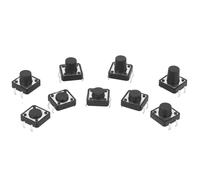 20 PZ 12x12 12 * 12 * 4.3mm 5mm 4.5 6 7 8 9 9.2 10 11 11.5 4Pin Tattile Pulsante Micro Interruttore DIP Interruttori Auto-reset(12x12x6.5)