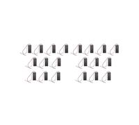 20 PZ 2 Portabatterie AAA con Interruttore e Coperchio Posteriore con Conduttori per Cavi Batteria da 3V Scatola di Immagazzinaggio Scatola Della