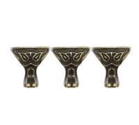 20 PZ 28x27mm Supporto Mobili Piedi Beast Face Shape Lega di zinco Box Legs
