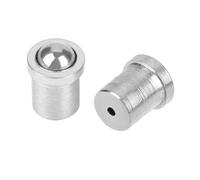 20 Pz 304 Viti In Acciaio Inox Bulloni Tuffatore A Sfera Perline di Posizionamento Vite Molla Liscia Tuffatore A Sfera per Dispositivi Meccanici(φ 3 * 4)