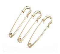 20 pz 38/45/75/80/100mm Spille di Sicurezza Grandi Dimensioni Spilla Base Gancio for Per Serratura FAI DA TE gioielli artigianali Fare Accessori Forniture Materiali(Gold,100mm)