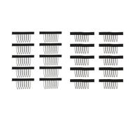 20 PZ 7 Denti Parrucca Di Capelli Del Merletto Inserto Pettini Cap Parrucca