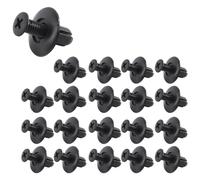 20 Pz 8Mm Foro Spingere In Espansione Vite Clip Pannello Plastica Rivetto Nero