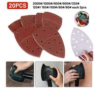 20 Pz Abrasiva Levigatura Foglio for Psm 100A Dettagli Palma Levigatrice