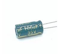 20 pz Bassa ESR/Impedenza Ad Alta Frequenza 35 v 100 UF Condensatore Elettrolitico di Alluminio Size6*12mm 100 UF35 V Elementi di accumulo di energia