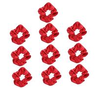 20 Pz colon rosso elastici rossi riempitivi per sacchetti di festa di natale elastici per ragazze coda di cavallo hairdo barrette natalizi per tessuto FRCOLOR