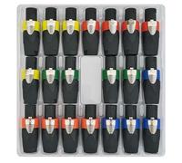 20 PZ. CONNETTORE AUDIO SPEAKON 4 POLI MULTICOLOR x casse passive amplificatore