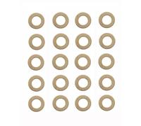 20 pz EDC Coltello Tasca Ottone Rondella Guarnizione per Bugout AXIS Lock 535, Rondelle perno perno perno Meson Shim Guarnizione di Ricambio anello, 0,4x9x5,2 mm